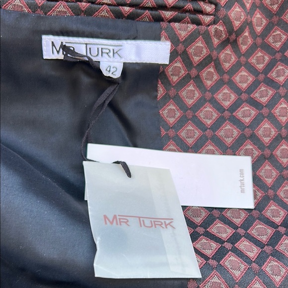 Trina‎ Turk Men's Patterned Blazer - Pink and Black - Picture 4 of 9